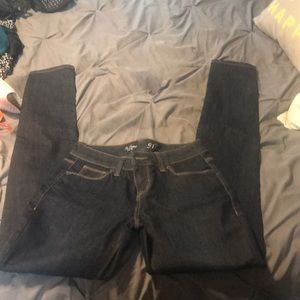 Dark Wash Skinny Jeans - Size 4L